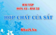 Bài tập hợp chất của Sắt (II) Sắt (III): Giải bài tập 1, 2,...